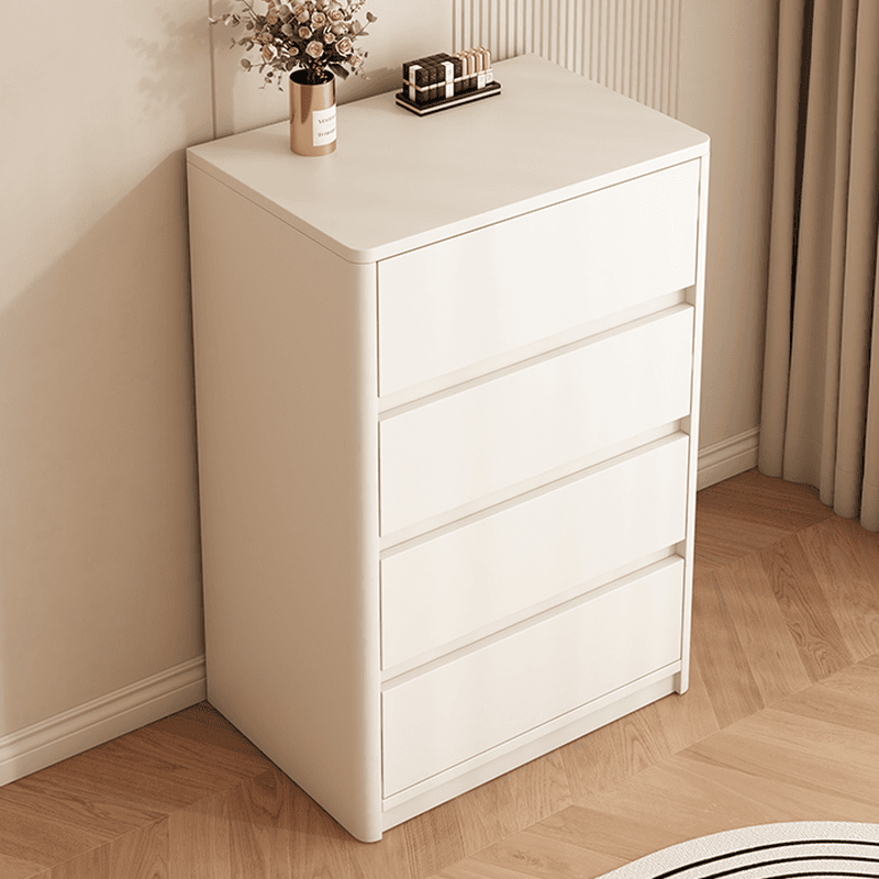 White Trendy Timber Console Dresser/Semainier with 6/8/3 Drawers in Horizontal/Vertical Orientation thumbnail 3