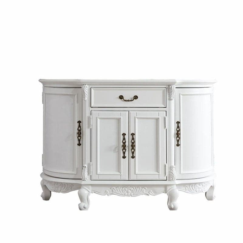 Traditional Wooden Sideboard with Storage Cabinets and Drawers thumbnail 3