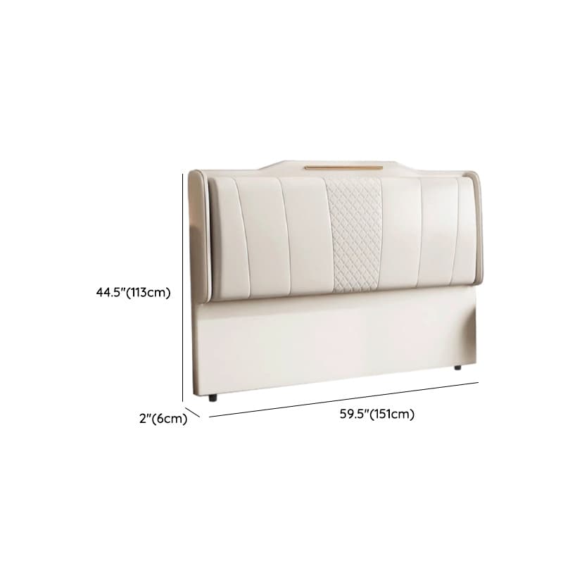 Art Deco Rectangular Wingback Timber Sponge headboard, With Legs, Size Full(54"W x 75"L), height Standard（36-55“） thumbnail 16