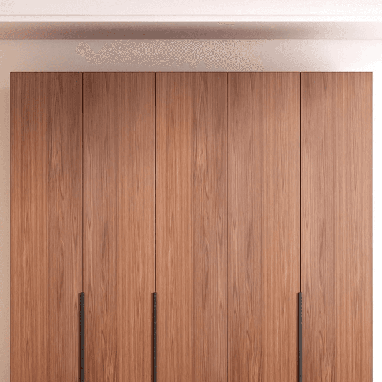 Sepia Minimalist Lumber Independent Cabinet Armoire with Soft Close Door, Interior Shelves, and Hanging Rod thumbnail 5