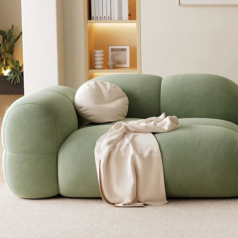 Anti Cat Scratch Velvet Modern Sofa with Stain Resistant Feature thumbnail 11