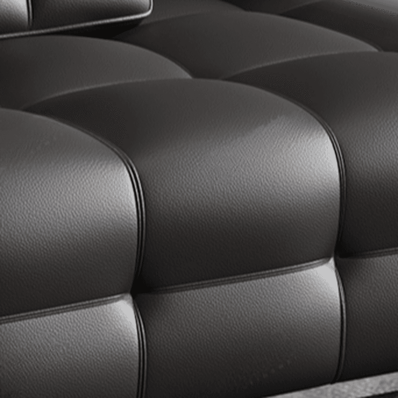 Versatile Black Sofa, Straight/L-Shape, 7-Seater, Horizontal/Right Hand Facing Orientation thumbnail 5