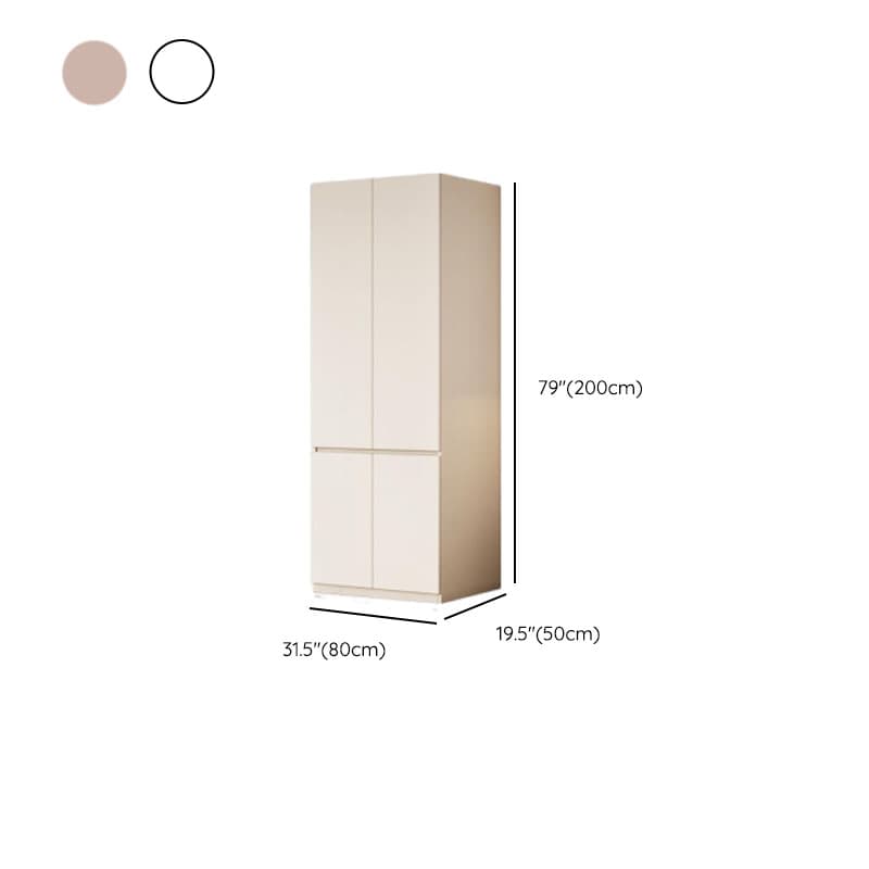 Modish Manufactured Wood Independent Armoire Cabinet with Soft Close Drawer, Soft Close Door, Interior Shelves, and Clothing Rod thumbnail 9