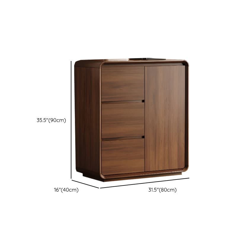Casual Cocoa Standard/Narrow Sideboard with 3 Drawers/3 Shelves/2 Doors/3 Doors thumbnail 16