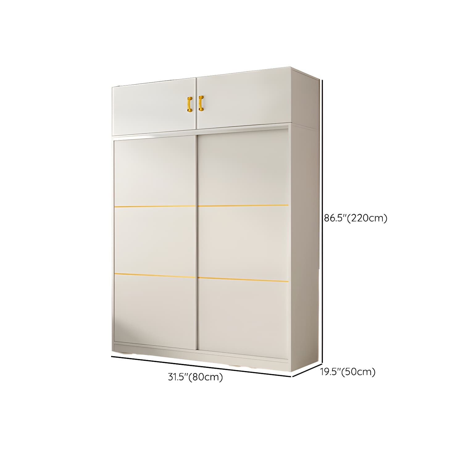 Spacious White Wardrobe Armoire with Shelves and Clothing Rod - Your Perfect Closet Solution thumbnail 16