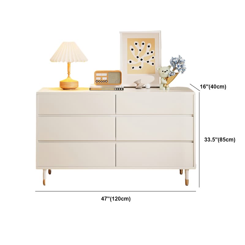 Modern White Wood Dressers with Soft-Close Drawers , Shelves Not Included - image 14