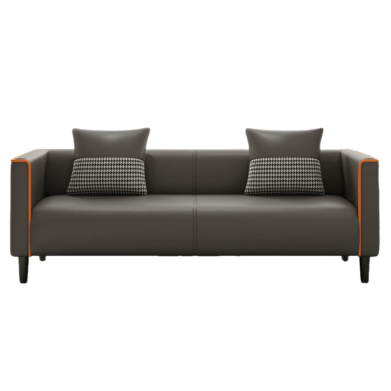 Elegant Sitting Room Sofa/Loveseat in Dove Grey, Tangerine, and Ivory with Solid and Manufactured Wood Construction thumbnail 13