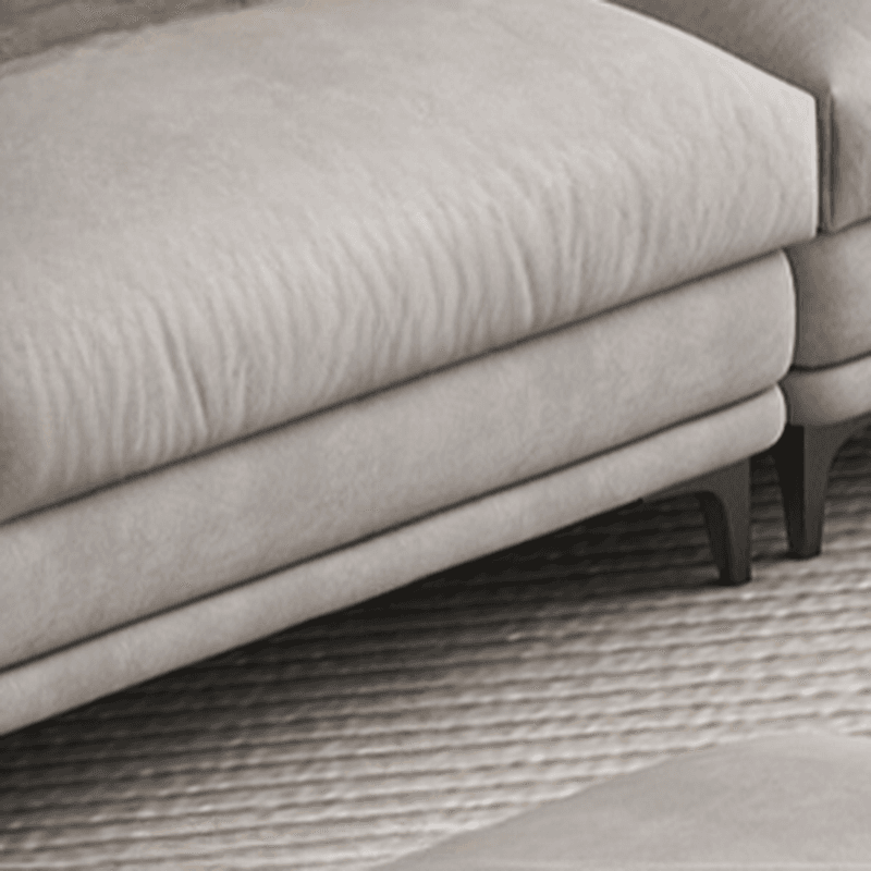 L-Shape/Straight Reversible/Horizontal Sofa Chaise/Sofa with Natural Wood Frame for Seats 5 thumbnail 7