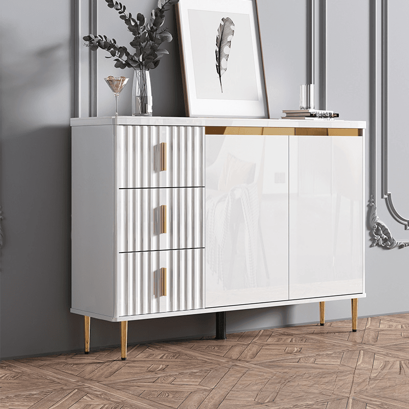 Luxurious Chalk Stone Standard Flooring Sideboard with 3 Doors & Variable Shelf thumbnail 11