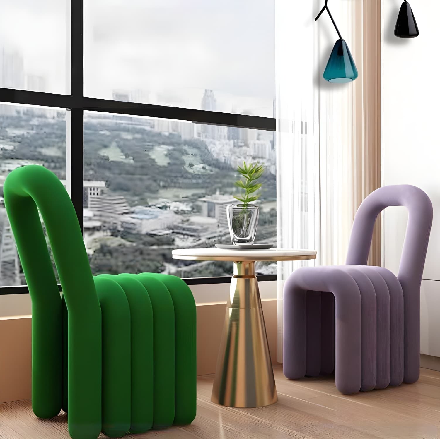 Modern Style Upholstered Armless Dining Chairs for Dining Room thumbnail 23