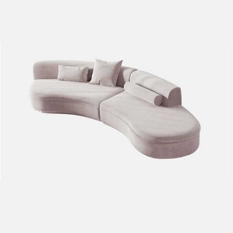 Trendy Seats 4/Seats 3 Armless Curved Sofa Recliner with Sponge Fill Cushions thumbnail 14