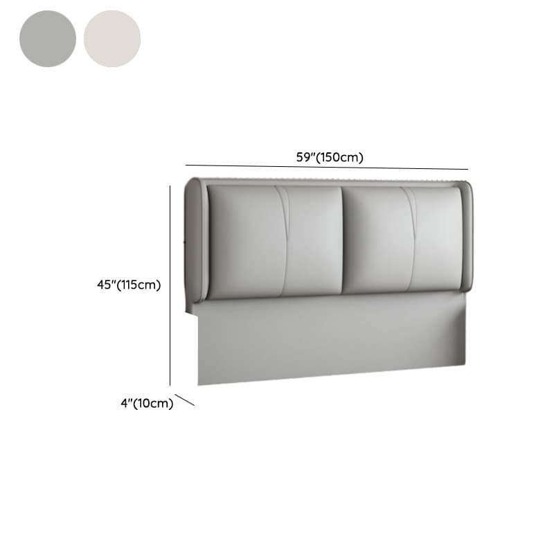 Minimalist Rectangle Timber Panel With Legs & Sponge Cushion for King(76"W x 80"L)/Queen(60"W x 80"L)/Full(54"W x 75"L) Bed, Standard（36-55“） thumbnail 16