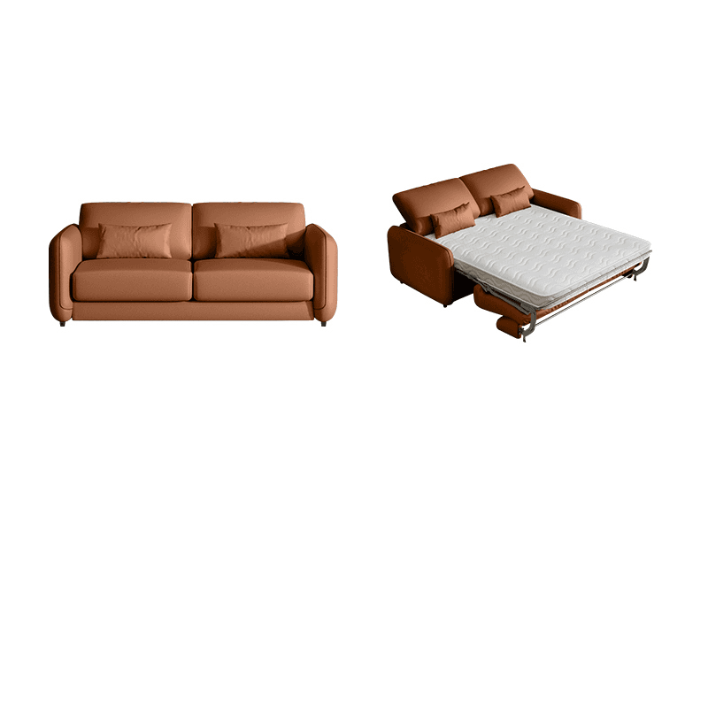 Modish Solid Color Scratch-durable Standard Sofa/Loveseat in Light Gray/Mocha/Off-White for 2-seater thumbnail 1