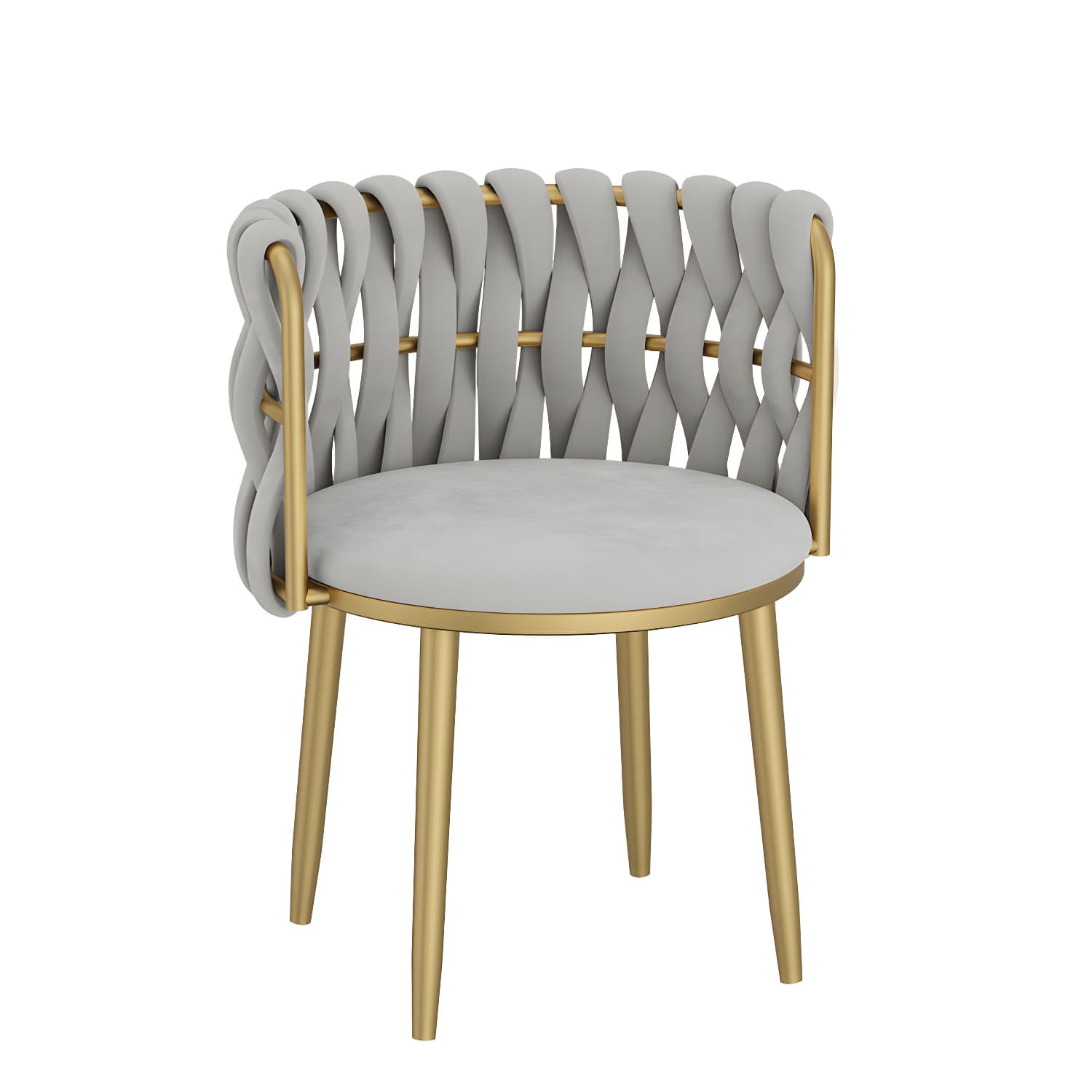 Nordic Metal Dining Room Chairs Velvet Armless Dining Chairs for Restaurant thumbnail 11