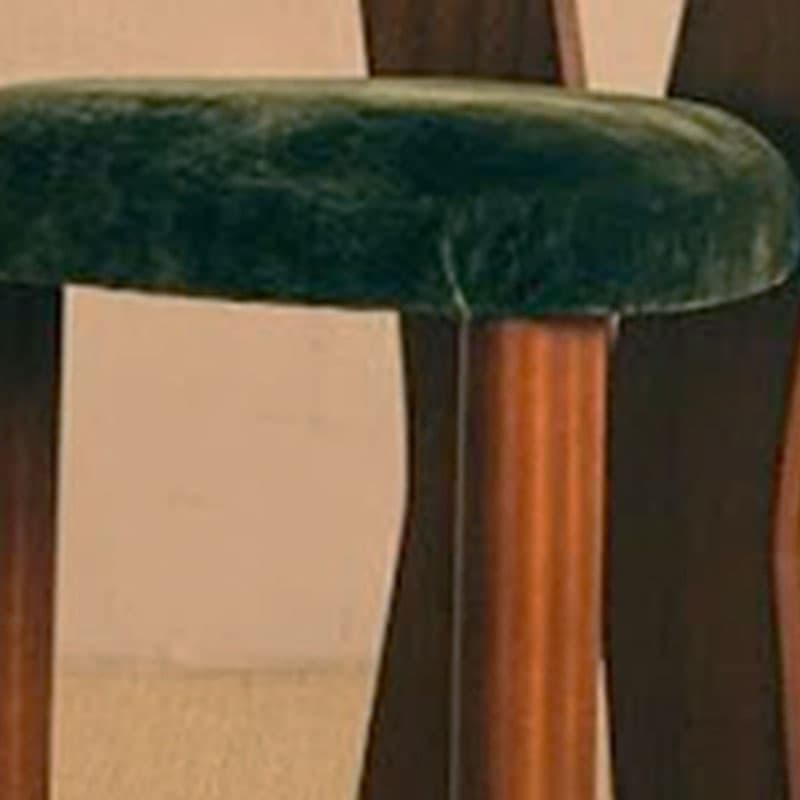 Modern Upholstered Armless Kitchen & Dining Chair, Open Back, Wood Ash, 1 Piece thumbnail 19