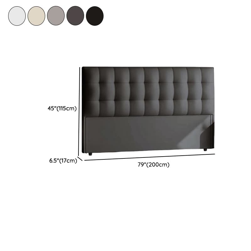 Trendy Panel Headboard with No Distressing, Piled Tufted Rectangle Design for King/Queen/Full Bed, Featuring Sponge Upholstery and Standard Height thumbnail 13