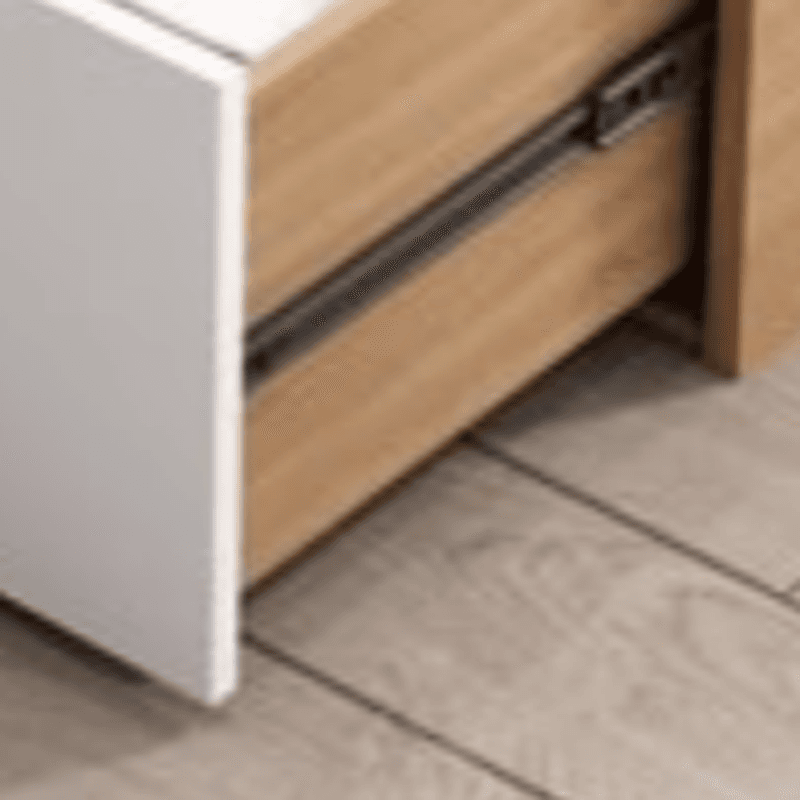 Natural Color Solid Color Storage Included with 4 Storage Boxes for Bedroom thumbnail 6