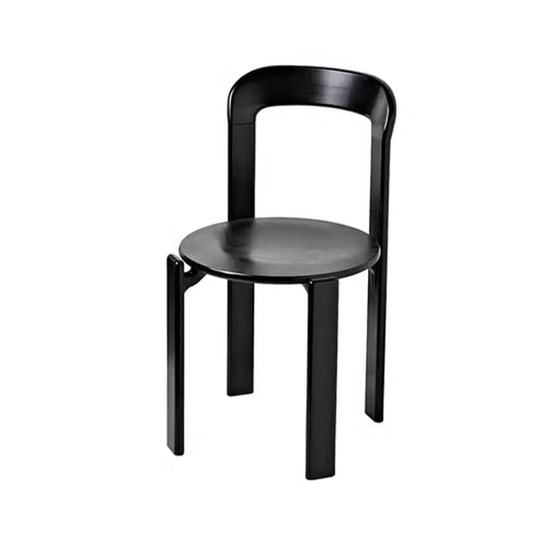 Scandinavian Natural Wood Armless Kitchen Chair 15.3inch Wide Non-Swivel 1 Piece thumbnail 12