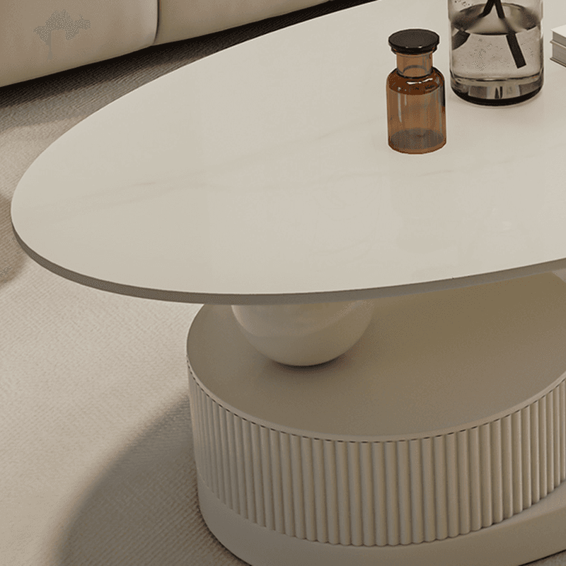 Nested Elliptical Accent Table with Repository Storage for Indoor Use thumbnail 7