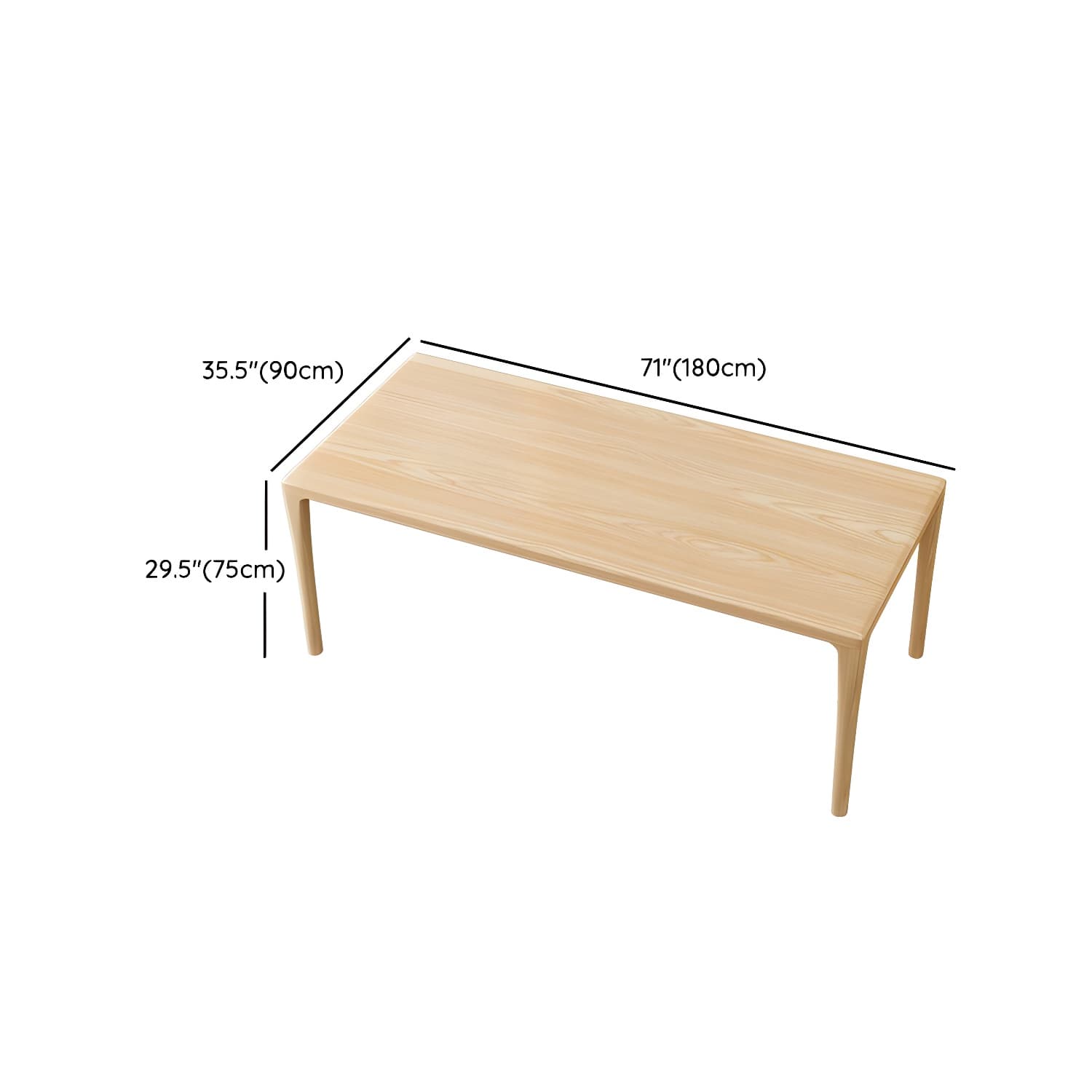 Modern Rectangle Wood Dining Table 1/5/6/7 Pieces Dining Set for Dining Room thumbnail 20