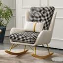 Color Beige/Black and White Grid