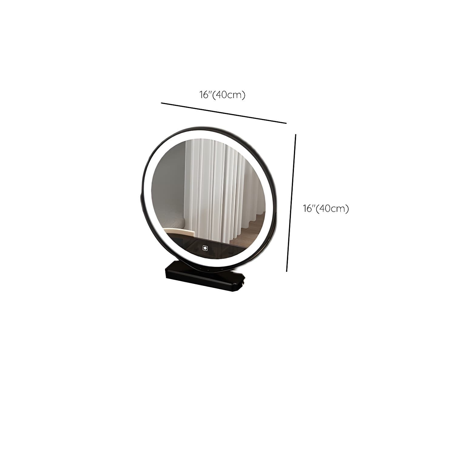 Contemporary Glass Vanity Dressing Table Bedroom Makeup Vanity Desk with Drawer thumbnail 17