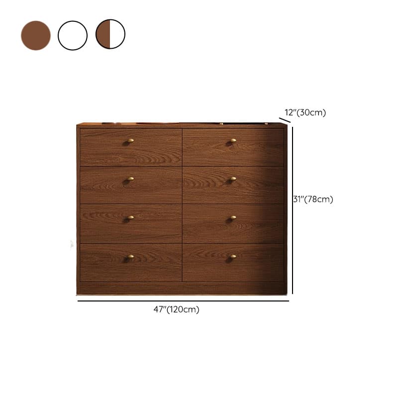 Simple Reclaimed Wood Double Dresser/Bachelor Chest with 8/6/4 Drawers in Horizontal/Vertical Orientation thumbnail 17