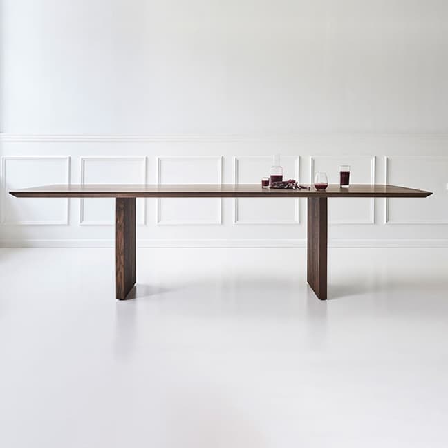 Modern Rectangle Wood Standard Table Height Dining Table , 8 Person/For 6/4 Person Fixed Table thumbnail 6