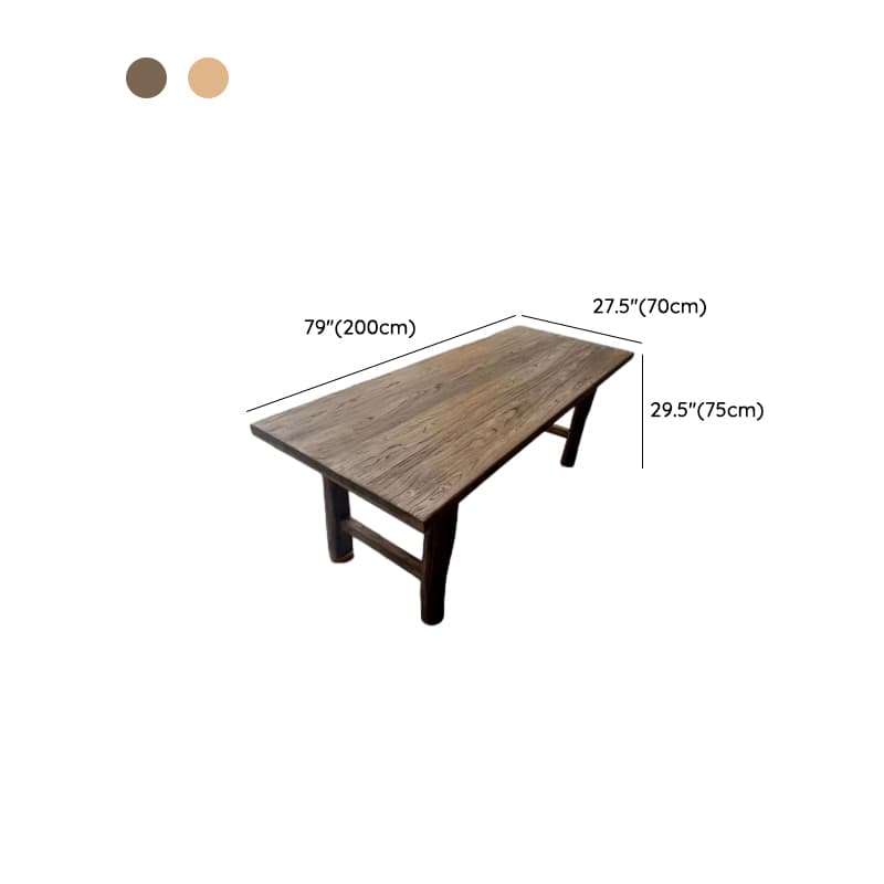 Classic Cocoa Rectangular Timber Dining Table, Standard Height, Fixed Mechanism, Seats 8/4/6 thumbnail 18