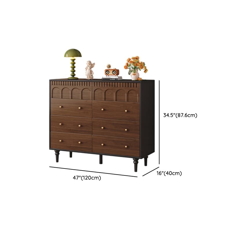 Trendy Composite Wood Double Dresser/Lingerie Chest/Bachelor Chest with 6/8/9 Drawers in Horizontal/Vertical Orientation thumbnail 16