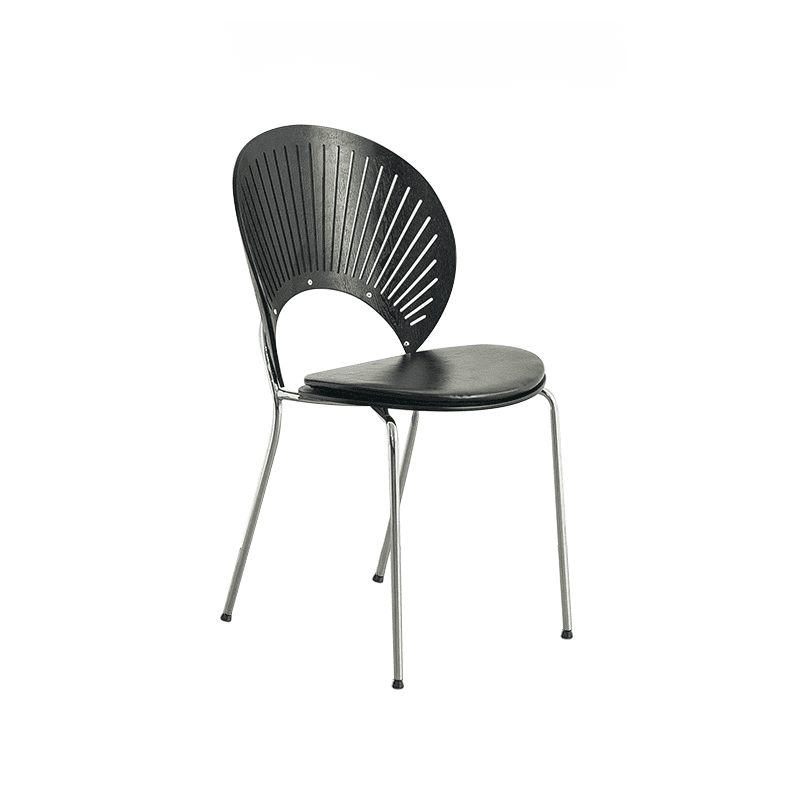 Dining Room Sturdy Side Chair with Outlined Frame and Foot Pads thumbnail 24