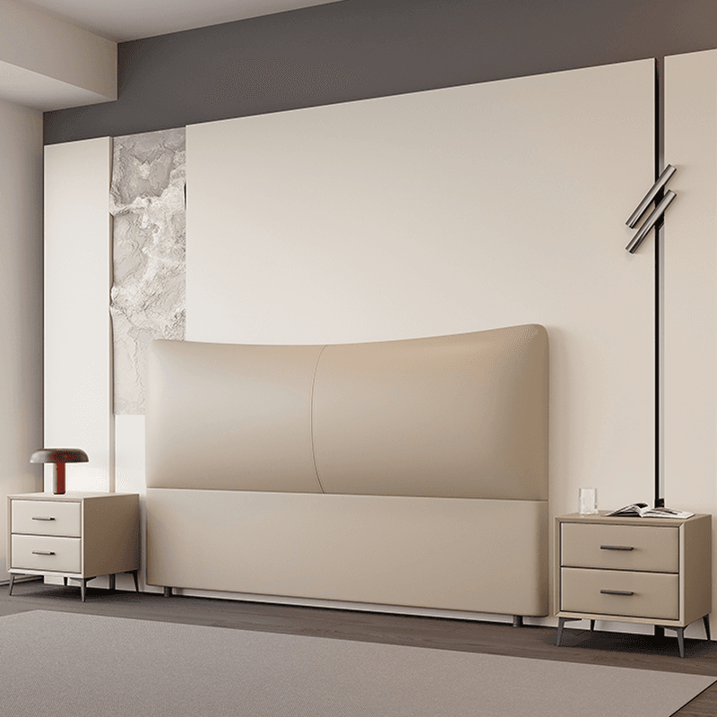 Modish Style Timber Panel Headboard with No Distressing, Rectangle Shape for Full/Twin XL/King Bed, Featuring Sponge Upholstery and Standard Height thumbnail 10