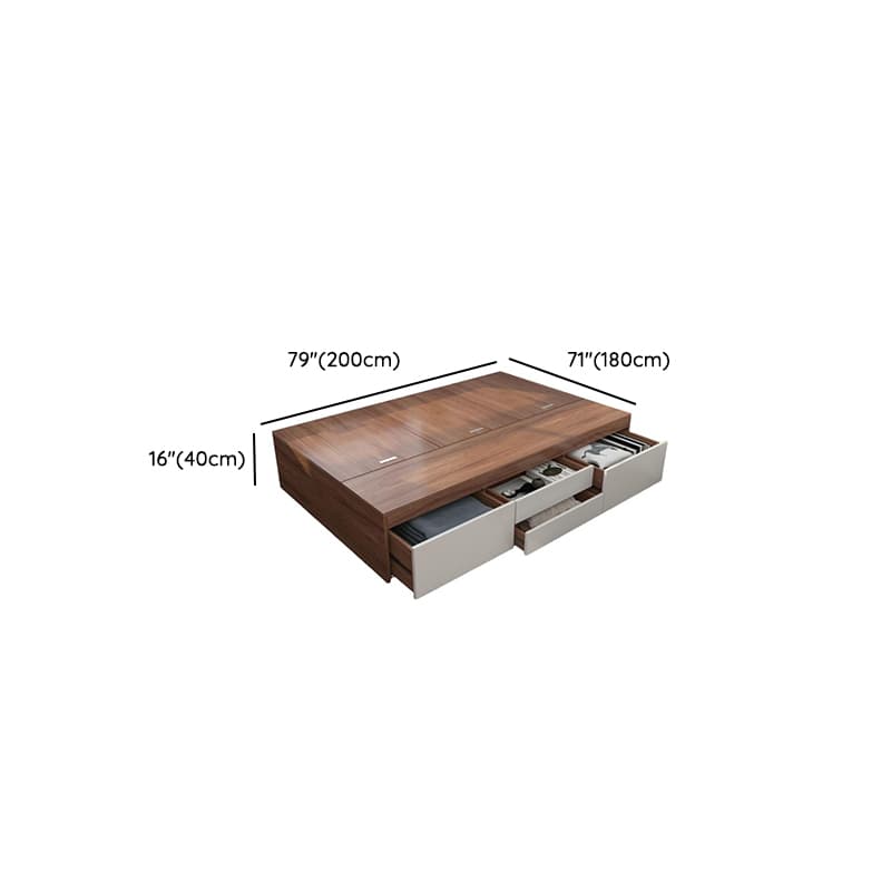 Auburn Contemporary Solid Color Storage Included Bed thumbnail 19