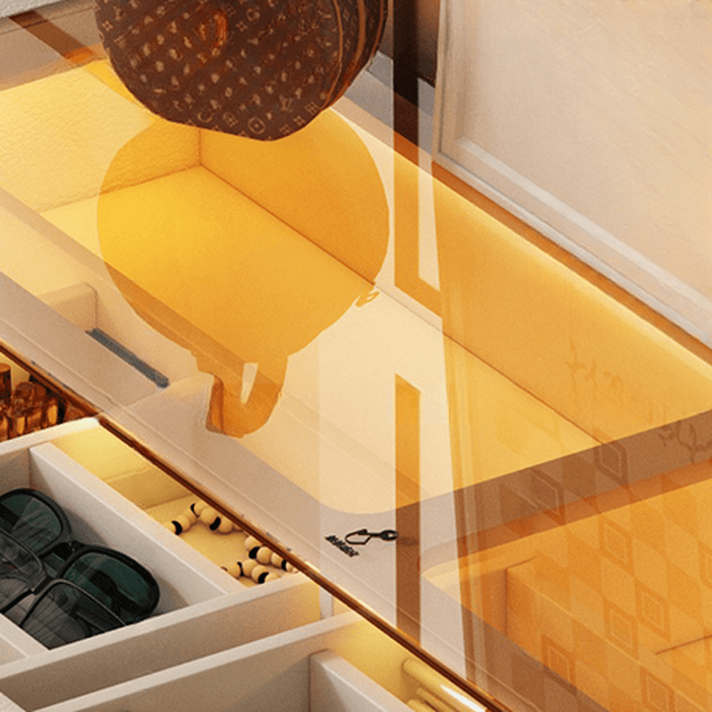 Lumber Vanity Set with Illumination Light, Scalable, Dividers, 2-in-1, Adjustable Touch and Brightness thumbnail 8
