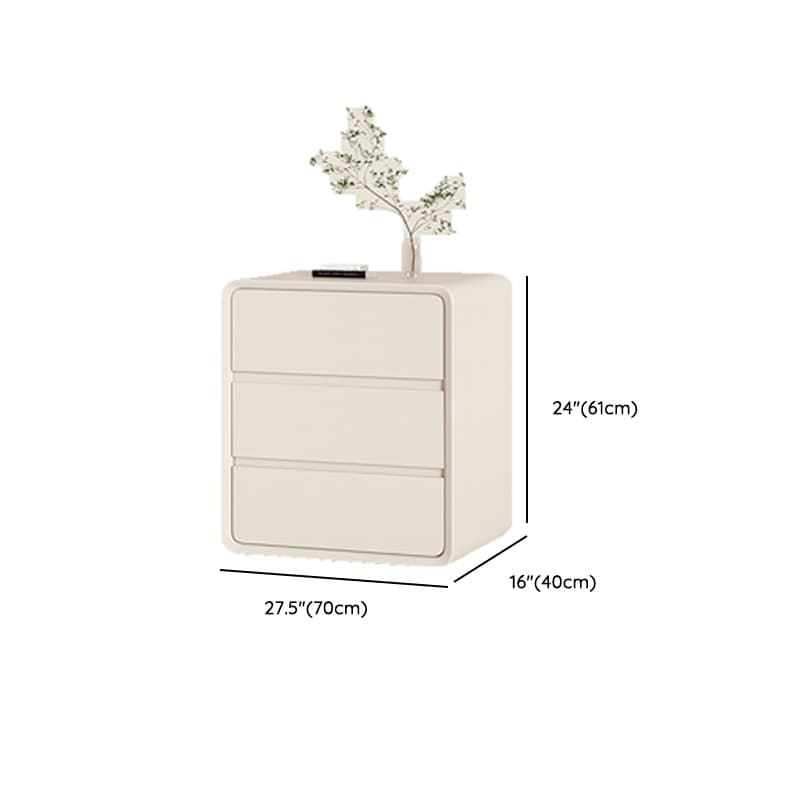 Ivory Contemporary Faux Leather Dresser with 3/4/5 Tiers thumbnail 11