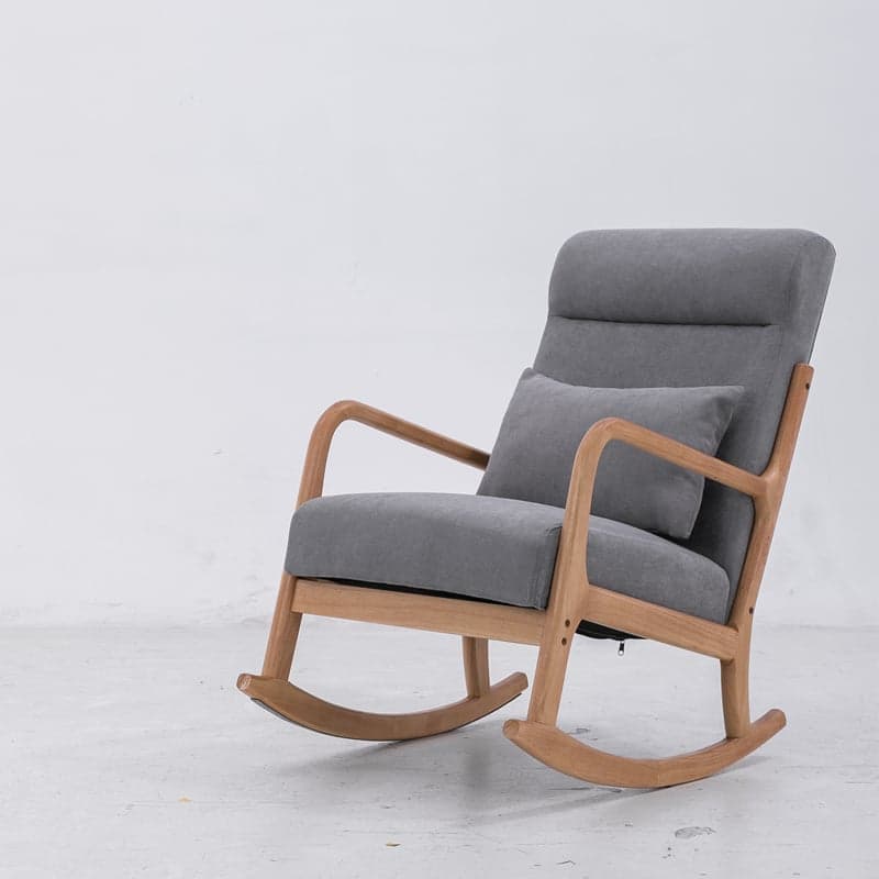 Casual Chalk/Cocoa/Azure Wood Rocking Chair Couch thumbnail 5