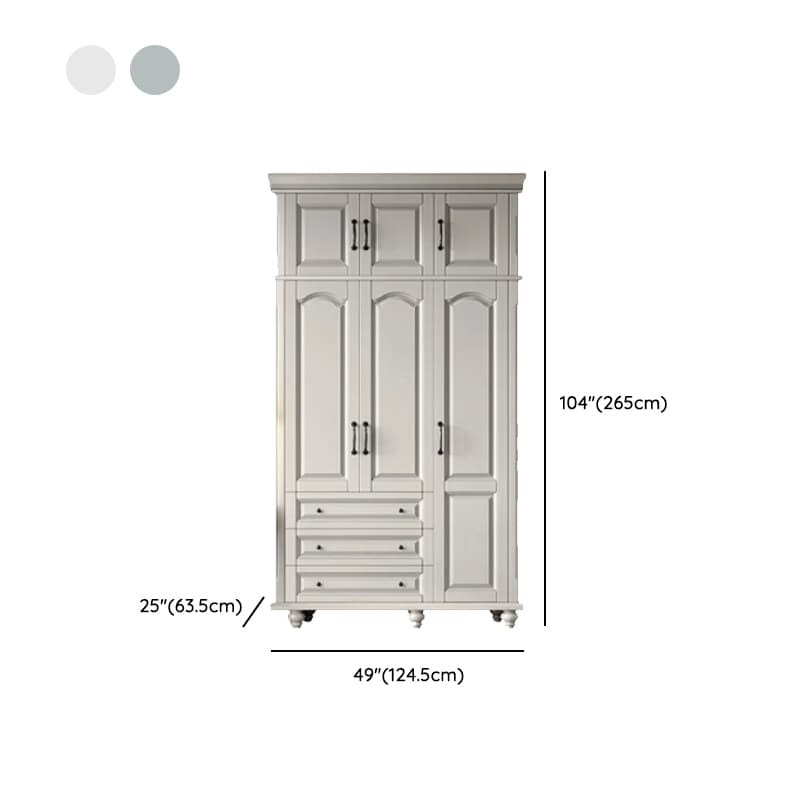 Standalone Wood Armoire Cabinet with Hinged Soft Close Door, Soft Close Drawer & Interior Shelves thumbnail 25