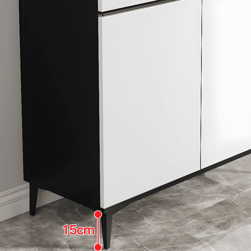 Versatile Sideboard with 2/3 Drawers, Closet Cabinet, Standard/Narrow/Wide Sizes, 3/Two Internal Shelves, Drawer Storage, Manufactured Wood/Stone Countertop, and 4/2/3 Doors thumbnail 11