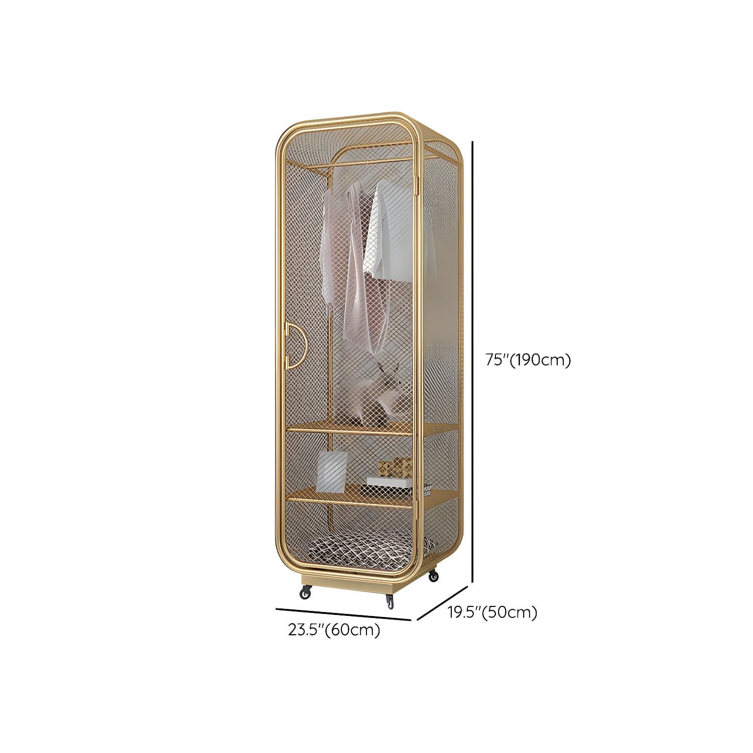 Contemporary Wardrobe Closet Metal Wardrobe Cabinet for Bedroom thumbnail 29