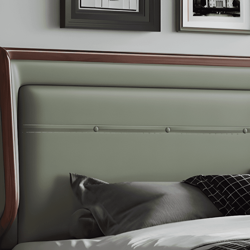 Standard（36-55“） Free-standing Standard Rectangle Wood Panel with Sponge Cushion for Full(54"W x 75"L) Bed, No Distressing thumbnail 9