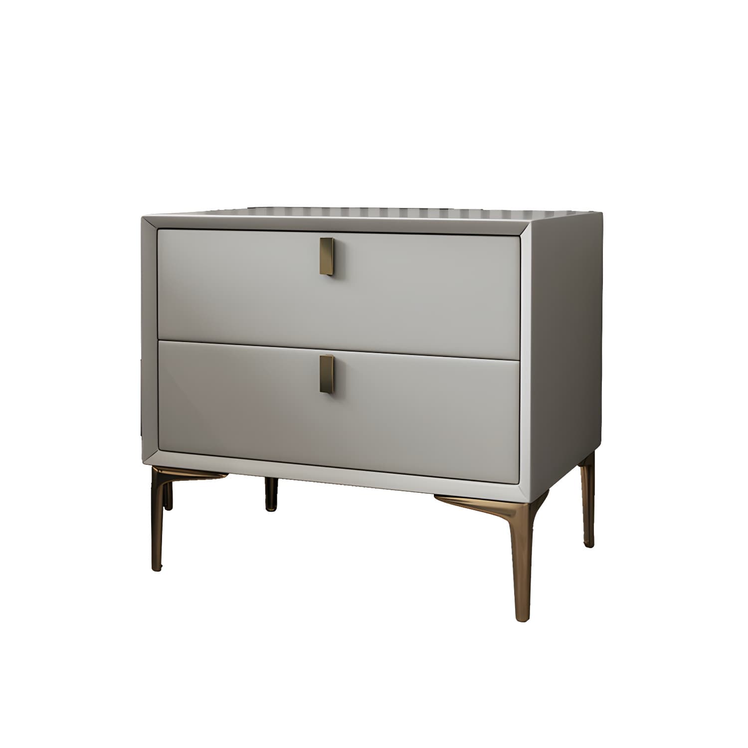2 Drawer Solid Wood Modern Night Table Drawer Storage Bed Nightstand thumbnail 16