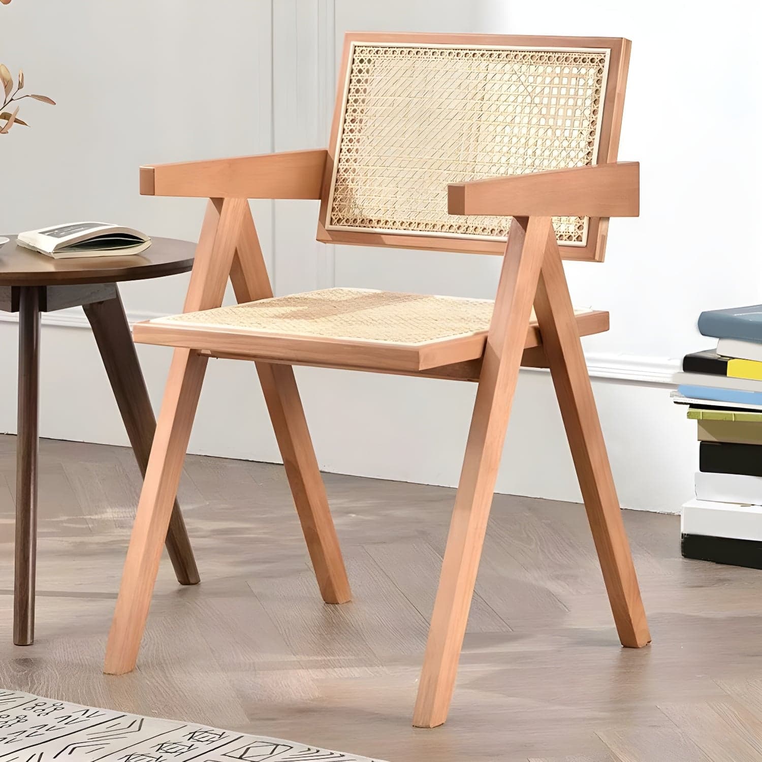 Contemporary Dining Room King Louis Back Solid Wood Dining Chair thumbnail 2