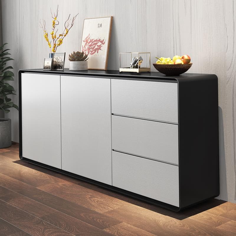 1 Shelf & 2 Doors & 3 Drawers Wood Standard/Narrow Sideboard with Closet & Kitchen Cupboards thumbnail 3