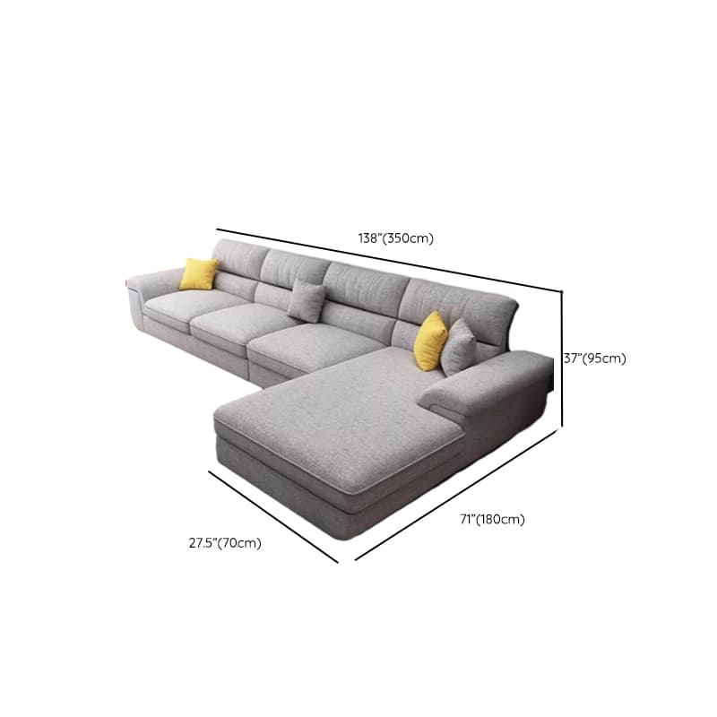 L-Shape Olive Green/Oatmeal/Midnight Black Right Upholstered Sofa Recliner in a Contemporary Style thumbnail 14