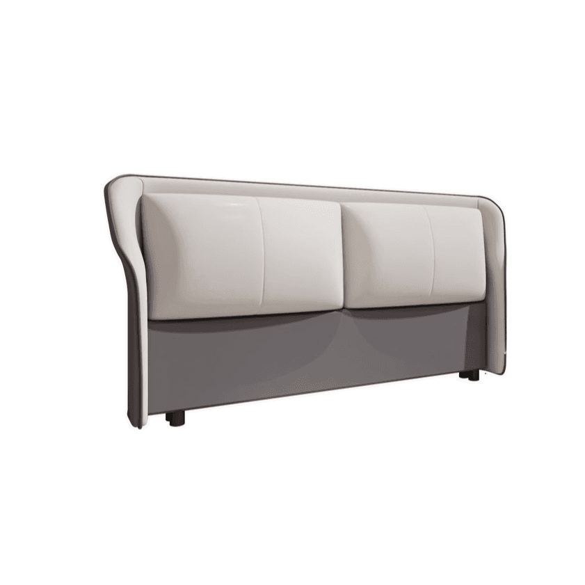 Trendy Wingback Headboard in Natural Wood with No Distressing, Rectangle Shape for Full/Queen Bed, Featuring Sponge Upholstery and Standard Height thumbnail 13