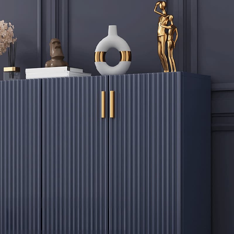 Floor Freestanding Sideboard/Server in Wood with Countertop and Three/Five Internal Shelves in a Luxury Style thumbnail 14