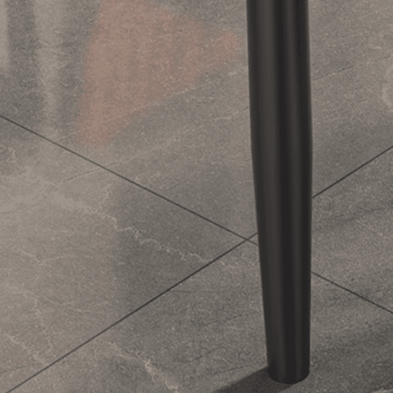 Dining Table Set with Rectangular Slate Top, 4 Legs, Padded Chair, and Back thumbnail 8