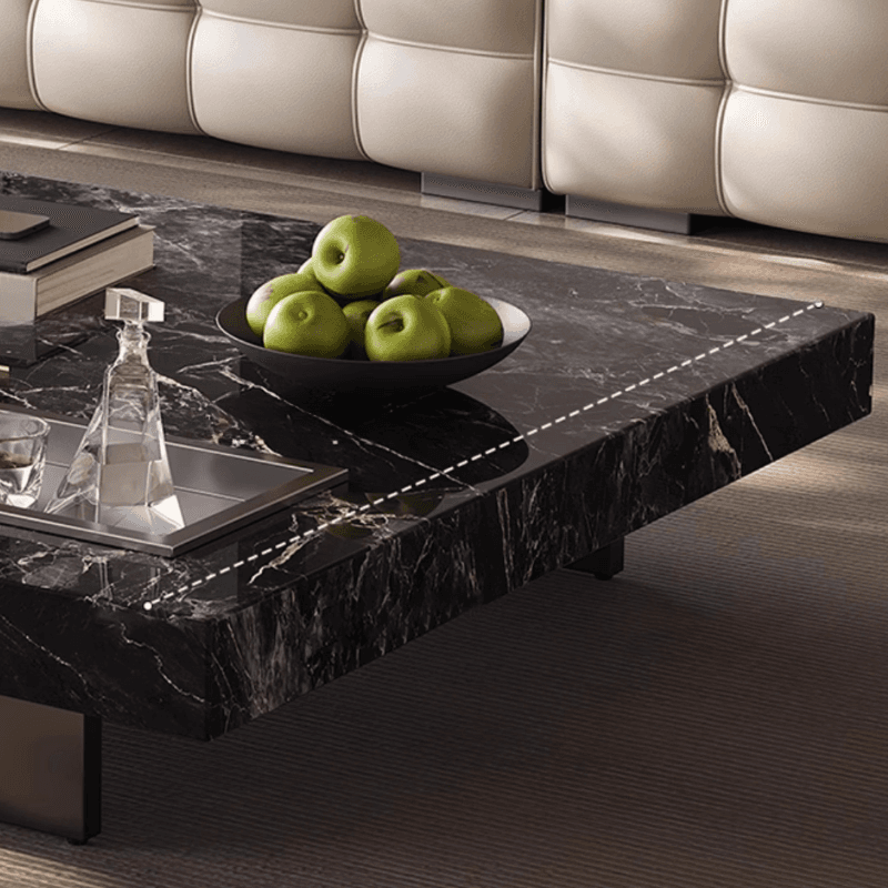 Dual Footing Geometric Figure/Square Accent Table for Home thumbnail 10