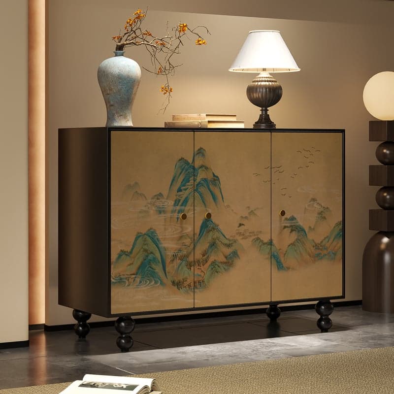 Trendy Rectangle Standalone Accent Cabinet in Ink with Manufactured Wood and Cabinet Knobs thumbnail 10