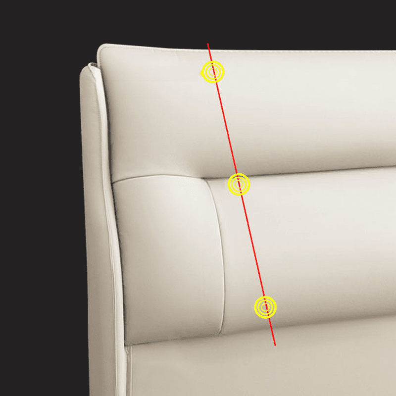 Modish No Distressing Timber Wingback Headboard with Rectangle Shape for King/Queen/Full Bed, Featuring Sponge Upholstery and Standard Height thumbnail 11